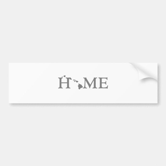 Autocollant De Voiture Hawaii HOME État (Devant)