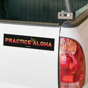 Autocollant De Voiture Hawaii Pratique Aloha Lava Shaka (Hang lâche)
