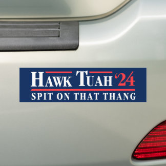 Autocollant De Voiture Hawk Tuah '24 Crache Sur Ce Thang