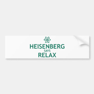 Autocollant De Voiture Heisenberg Dit Relax