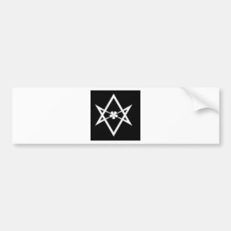 Autocollant De Voiture hexagram unicursale