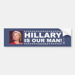 Autocollant De Voiture Hillary Bumper sticker 2016 Hillary est notre Homm