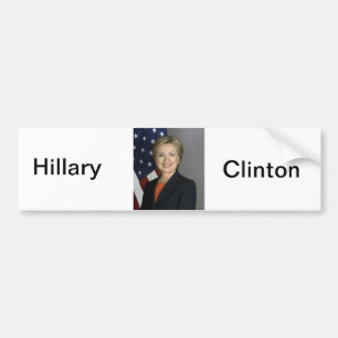 Autocollant De Voiture Hillary Clinton
