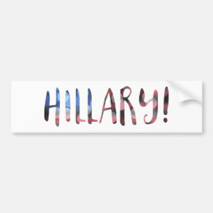 Autocollant De Voiture Hillary Clinton bokeh
