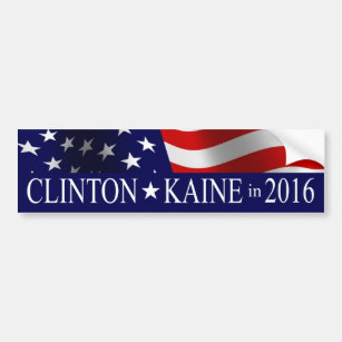 Autocollant De Voiture Hillary Clinton Tim Kaine en 2016