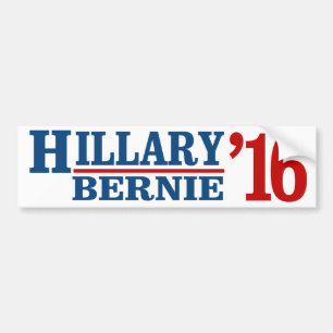 Autocollant De Voiture Hillary et Bernie 2016 - Humour libéral -.png