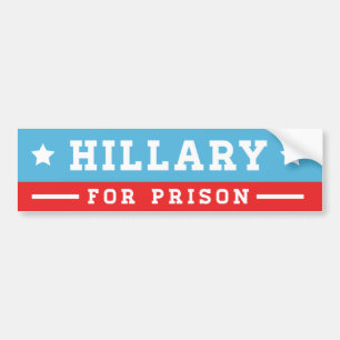 Autocollant De Voiture Hillary pour la prison