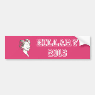 Autocollant De Voiture Hillary pour le président adhésif pour pare-choc
