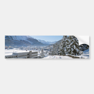Autocollant De Voiture Hiver à St. Moritz