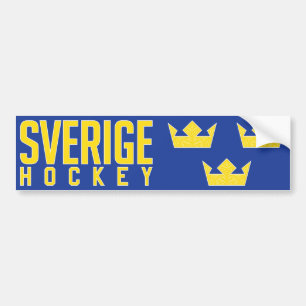 Autocollant De Voiture Hockey de la Suède