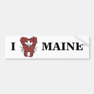 Autocollant De Voiture Homard d'amusement du Maine d'amour de KRW I