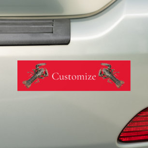 Autocollant De Voiture Homard frais du Maine Thunder_Cove