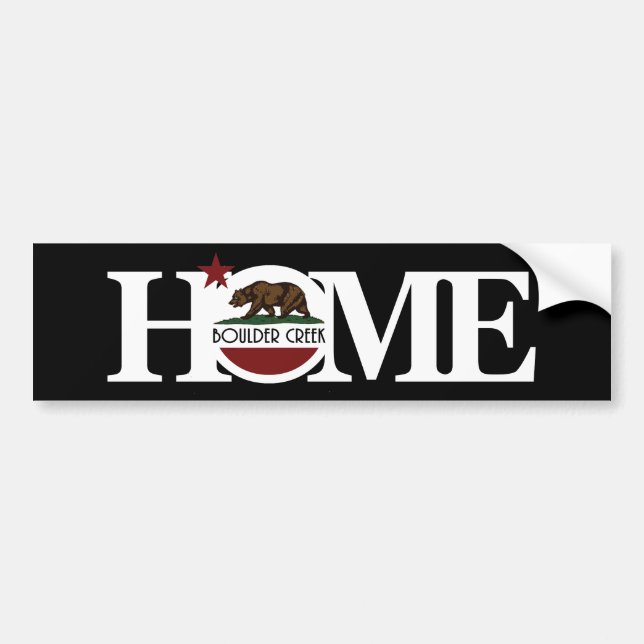 Autocollant De Voiture HOME Boulder Creek (Devant)