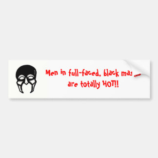 Autocollant De Voiture Hommes dans les masques noirs….