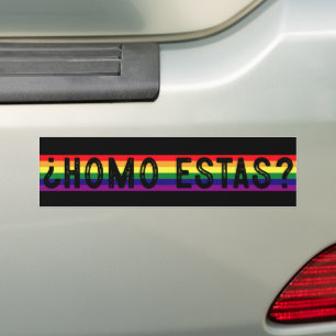 Autocollant De Voiture Homo Estas espagnol Gay pride mexicain LGBTQ Mois