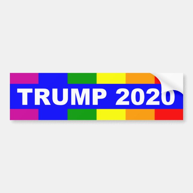 Autocollant De Voiture Homosexuels pour Donald Trump 2020 (Devant)