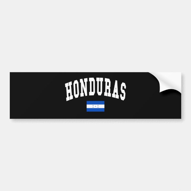 AUTOCOLLANT DE VOITURE HONDURAS (Devant)