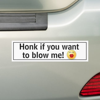 Autocollant De Voiture Honk Si tu veux me souffler ! Funny Personnalisé