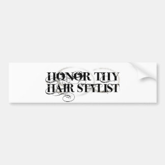 Autocollant De Voiture Honorez Thy coiffeur