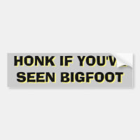 Honte pour Bigfoot Sasquatch noir et jaune