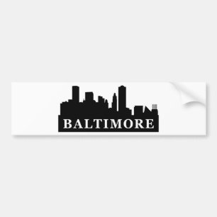 Autocollant De Voiture Horizon de Baltimore
