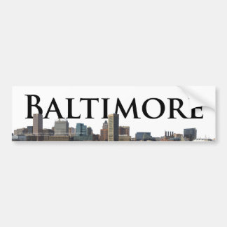 Autocollant De Voiture Horizon de DM de Baltimore avec Baltimore dans le