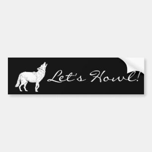 Autocollant De Voiture Howl Coyote Thunder_Cove