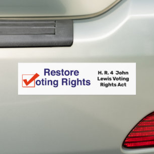 Autocollant De Voiture HR4 John Lewis Loi sur les droits de vote