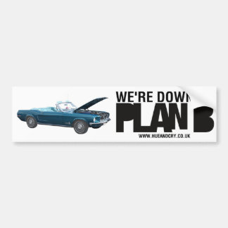 Autocollant De Voiture Hue et cri - plan B - adhésif pour pare-chocs