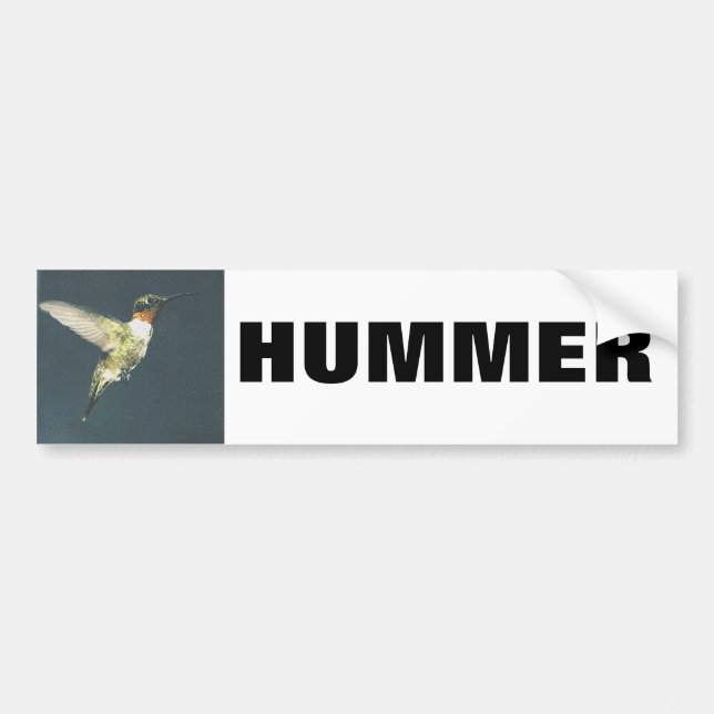 Autocollant De Voiture HUMMER Bumpersticker (Devant)
