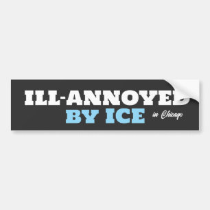 Autocollant De Voiture humour anti-ICE