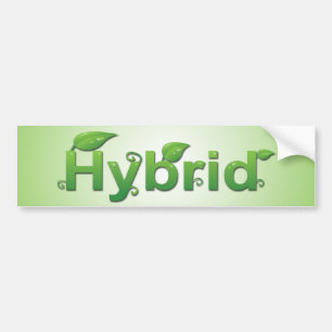 Autocollant De Voiture "Hybride" avec l'adhésif pour pare-chocs de