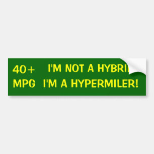 Autocollant De Voiture hypermiler
