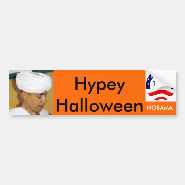 Autocollant De Voiture Hypey Halloween (Devant)