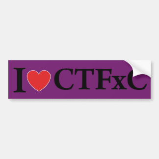 Autocollant De Voiture I adhésif pour pare-chocs de CTFxC de coeur