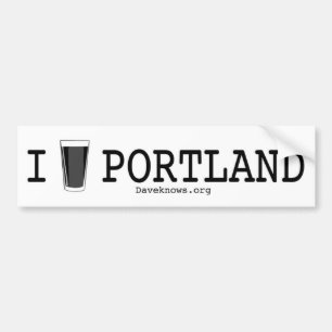 Autocollant De Voiture I bière Portland