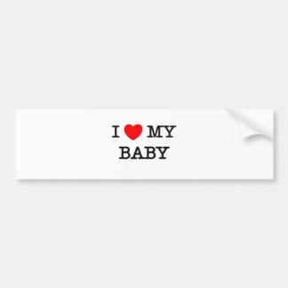Autocollant De Voiture I coeur mon BÉBÉ