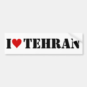 Autocollant De Voiture I [coeur] Téhéran