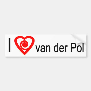 Autocollant De Voiture I coeur van der Pol
