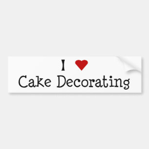Autocollant De Voiture I gâteau de coeur décorant l'adhésif pour