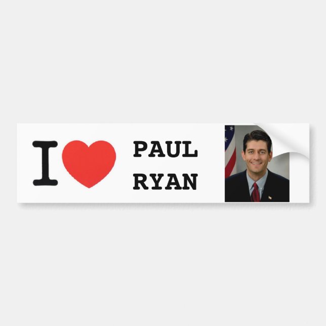 Autocollant De Voiture I <Heart> PAUL RYAN (Devant)