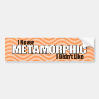 I jamais métamorphique je n'ai pas aimé (l'orange)