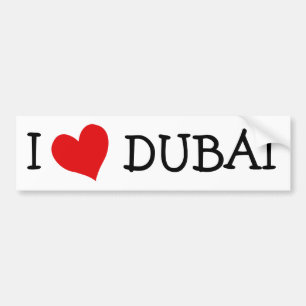 Autocollant De Voiture I Love DUBAI
