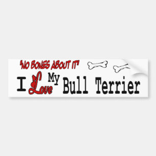Autocollant De Voiture I Love My Bull