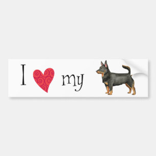 Autocollant De Voiture I Love my Lancashire Heeler