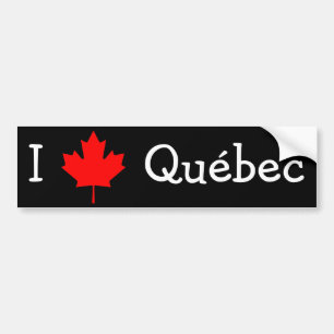 Autocollant De Voiture I Love Québec