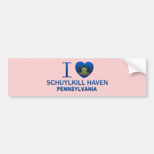Autocollant De Voiture I Love Schuylkill Haven, PA