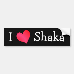 Autocollant De Voiture I Love Shaka