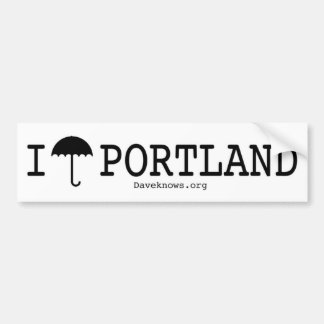 Autocollant De Voiture I parapluie Portland