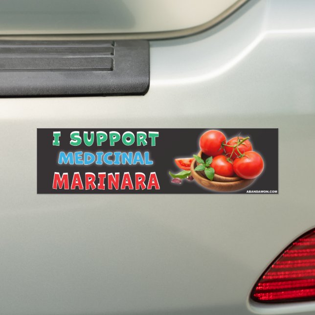Autocollant De Voiture I Support Medicinal Marinara (En voiture)